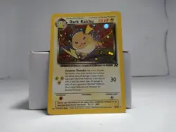 Dark Raichu 83/82 Holo Rare Team Rocket SecretRare Pokemon Card WOTC SWIRL LP/NM - Image 2