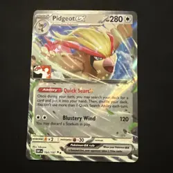 Pidgeot Ex 164/197 Play! Prize Pack Series Stamped Pokemon card - Image 1
