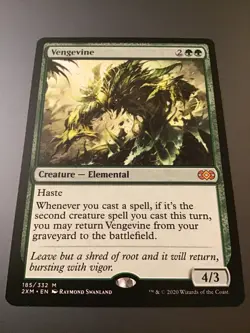 MTG Double Masters #185 Vengevine NM - Image 1