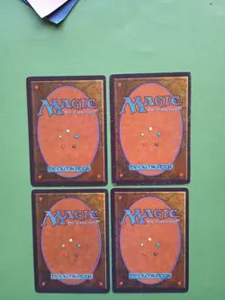 Magic the Gathering MTG Antiquities DRAGON ENGINE X 4 ( 2 LP/EX & 2 MP) C 1994 - Image 2