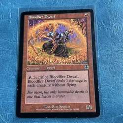 Bloodfire Dwarf Apocalypse Regular LP MTG - Image 1
