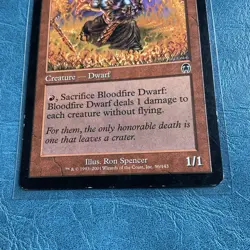 Bloodfire Dwarf Apocalypse Regular LP MTG - Image 2