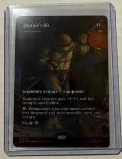 Donnie's Bo - Shadowspear (Borderless) Teenage Mutant Ninja Turtles Source Foil - Image 1