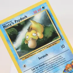 Pokemon TCG - Misty's Psyduck 54/132 Gym Heroes Uncommon WOTC - MP - Image 1