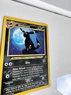 Pokemon Neo Discovery Umbreon Holo 13/75 - RARE - LP - Vintage - Image 2