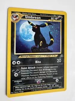 Pokemon Neo Discovery Umbreon Holo 13/75 - RARE - LP - Vintage - Image 5