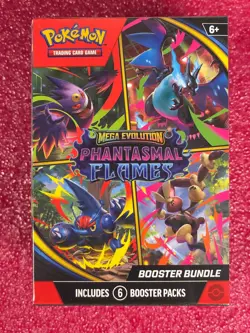 Pokemon Phantasmal Flames (PFL) Booster Bundle (ME2) Factory Sealed - Image 2
