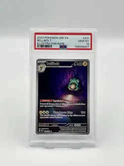 PSA 10 Bellibolt 201/197 Obsidian Flames Illustration Rare Pokemon English - Image 1