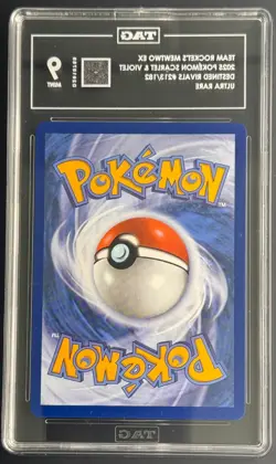 #213 TEAM ROCKET'S MEWTWO EX TAG 9 2025 POKEMON SV DESTINED RIVALS ULTRA RARE - Image 2