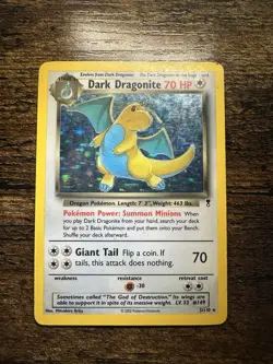 Dark Dragonite 5/110 - Legendary Collection Holo Rare Pokemon TCG NM - Image 1