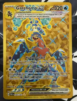 Pokemon TCG Garchomp EX Hyper Rare Card 260/182 Paradox Rift - Image 2