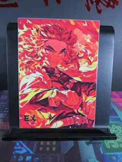 Kyojuro Rengoku EX Gold Metal Demon Slayer Collectible Card NM Anime - Image 1