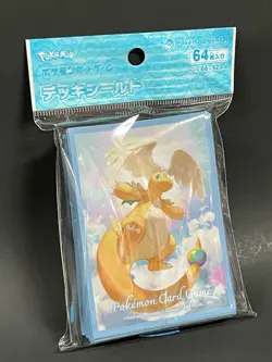 Mega Dragonite Pokemon Center Japan Exclusive Game Card Sleeves 64X - Image 3