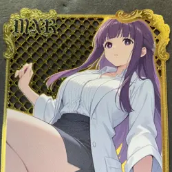 Goddess Story Gold METAL Card - Serial Number #071/100! Frieren **READ** - Image 2