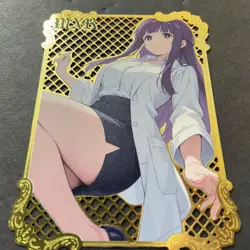 Goddess Story Gold METAL Card - Serial Number #071/100! Frieren **READ** - Image 4