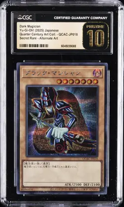 2025 YU-GI-OH! JPN #QCAC-JP018 DARK MAGICIAN CGC 10 PRISTINE - Image 1