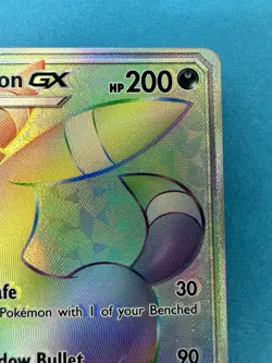 Pokemon Sun & Moon Base Set Umbreon GX 154/149 Secret Rare Rainbow Card - Image 2