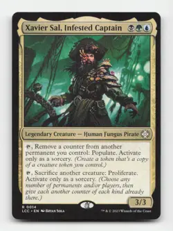 Xavier Sal, Infested Captain Commander: The Lost Caverns of Ixalan #14 Rare - Image 1
