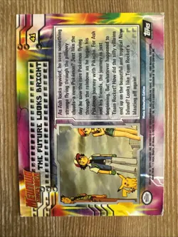The Future Looks Bright 1999 Topps Mewtwo Strikes Back Pokemon Card Holo MP - Image 2
