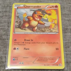Pokemon Charmander LTR 17/113 Basic Regular Common HP70 Attack 20 - Image 1