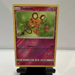 Pokemon Dedenne 145/236 Sm-Unified Minds Uncommon Reverse Holo Basic TCG - Image 1