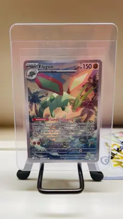 Pokemon TCG Flygon 101/094 Full Art Illustration Rare Holo Phantasmal Flames - Image 1