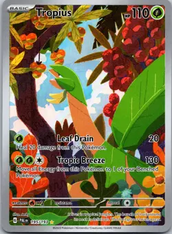 Tropius Illustration Rare Holo - 195/193 - Paldea Evolved Pokemon 2023 - Image 1
