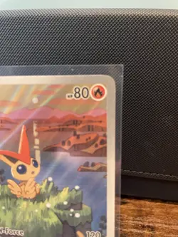 Pokemon TCG Victini SVP 208 Promo Illustration Black Bolt White Flare NM - Image 3