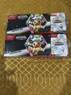 Pokemon Prismatic Evolutions Surprise Box/Booster Sam's Club Bundle (Lot Of 2) - Image 1