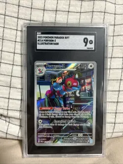 2023 Pokemon Porygon-Z Illustration Rare 214/182 SGC 9 - Image 1