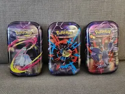 3x Pokemon Mega Heroes Mega Evolution Mini Tins - New Sealed Lot (Random art) - Image 1