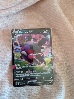 Pokemon TCG Morpeko V Sword & Shield: Brilliant Stars 095/172 Holo Ultra Rare - Image 1