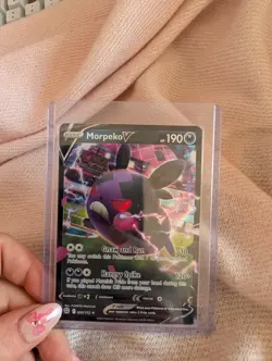 Pokemon TCG Morpeko V Sword & Shield: Brilliant Stars 095/172 Holo Ultra Rare - Image 4