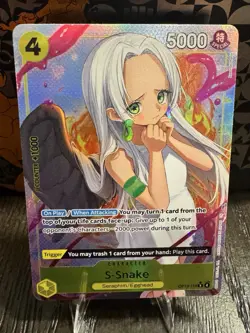 S-Snake OP13-114 R Alt Art One Piece Carrying on His Will NM/M - Image 1
