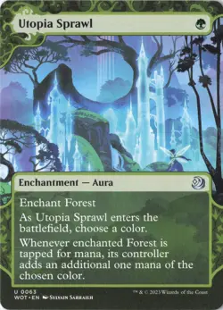 Utopia Sprawl U Wilds of Eldraine: Enchanting Tales 63 NM - Image 1