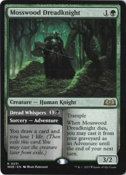Mosswood Dreadknight R Wilds of Eldraine 231 NM - Image 1