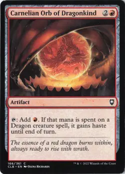 Carnelian Orb of Dragonkind C Commander Legends: Battle for Baldur's Gate 166 LP - Image 1