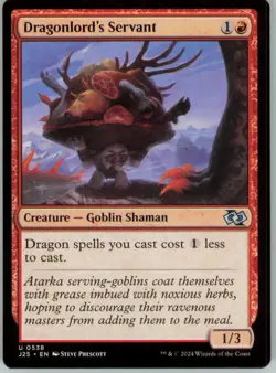 Dragonlord's Servant U Foundations Jumpstart 538 NM - Image 1