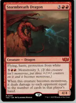 Stormbreath Dragon M Commander: Tarkir: Dragonstorm 237 NM - Image 1