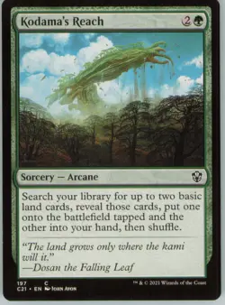 Kodama's Reach C Commander 2021 197 Near Mint - Image 1