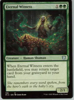 Eternal Witness U Commander: Innistrad: Midnight Hunt 138 Near Mint - Image 1