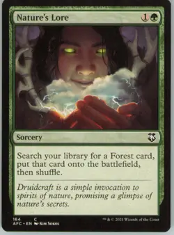 Nature's Lore C Commander: Adventures in the Forgotten Realms 164 Near Mint - Image 1