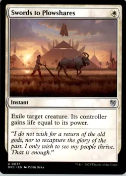 Swords to Plowshares U Commander: Aetherdrift 37 NM - Image 1