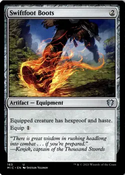 Swiftfoot Boots U Commander: Innistrad: Midnight Hunt 163 NM - Image 1