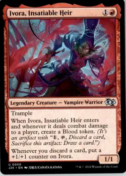 Ivora, Insatiable Heir (Anime) U Foundations Jumpstart 50 NM - Image 1