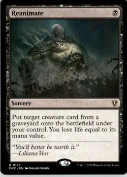 Reanimate R Commander: Murders at Karlov Manor 137 Near Mint - Image 1