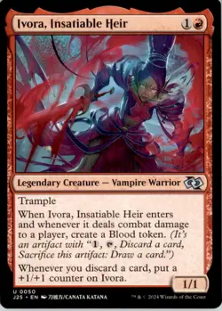 Ivora, Insatiable Heir (Anime) U Foundations Jumpstart 50 NM - Image 1