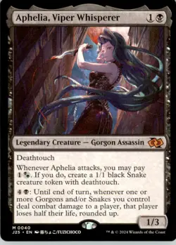 Aphelia, Viper Whisperer (Anime) M Foundations Jumpstart 40 NM - Image 1