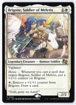 Brigone, Soldier of Meletis (Anime) R Foundations Jumpstart 30 NM - Image 1