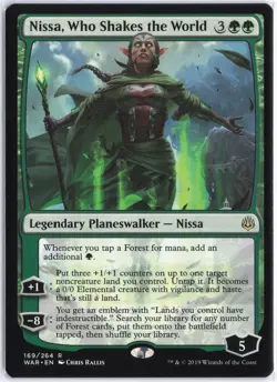 Nissa, Who Shakes the World War of the Spark #169 MTG NM / M Regular - Image 1